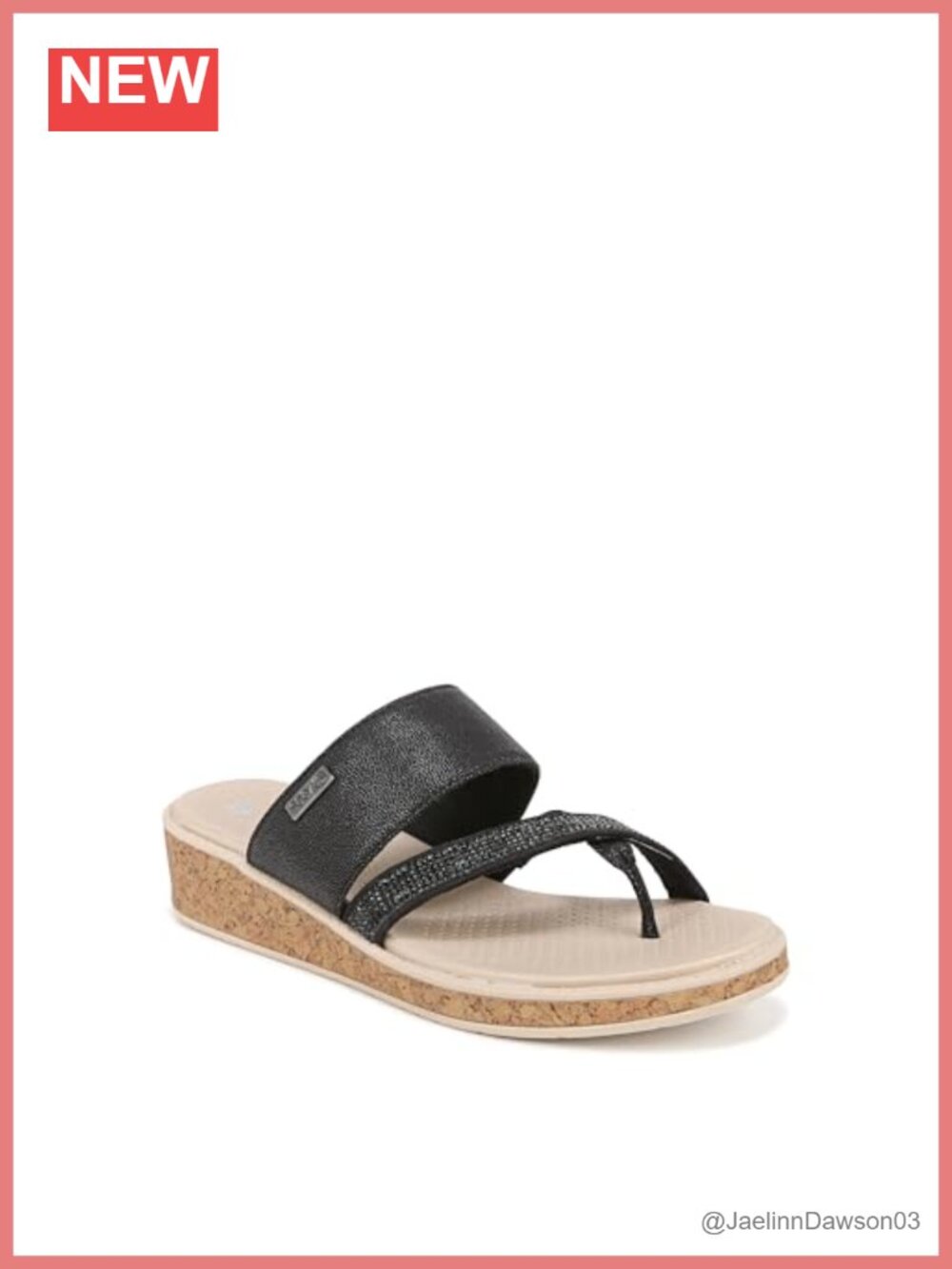 Machine Washable Comfort Wedge Sandal with Slingback Strap Slip On